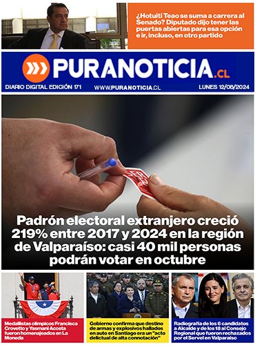 Edición 171 Lunes 12 de Agosto 2024