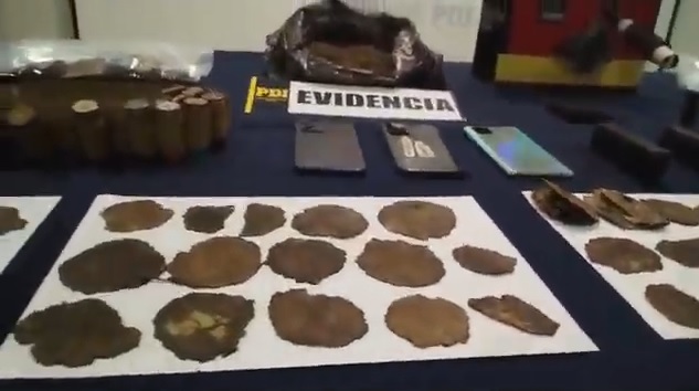 Descubren “ostias” de marihuana en allanamientos a bandas criminales en Huechuraba