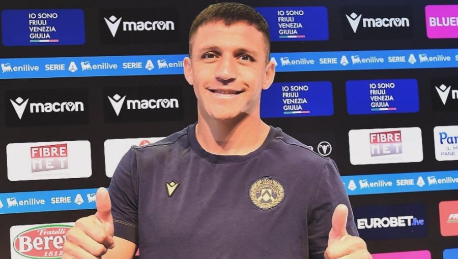 DT de Udinese confirma que Alexis Sánchez no disputará la primera fecha de la Serie A