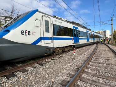 Tren de incidentes en EFE Valparaíso: Obras de futura estación Valencia ocasionan problemas en Tren Limache-Puerto por tercer día seguido