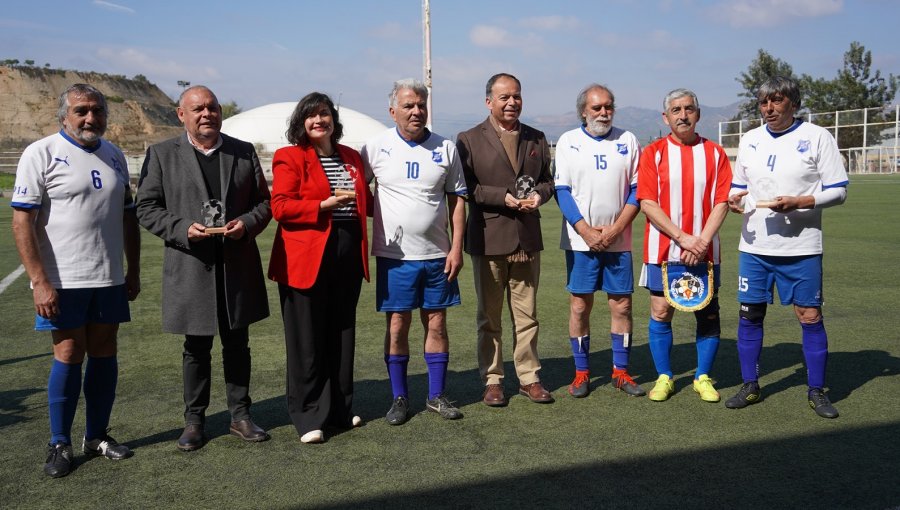 Instalan la primera piedra para la remodelación del estadio Italo Composto de Villa Alemana