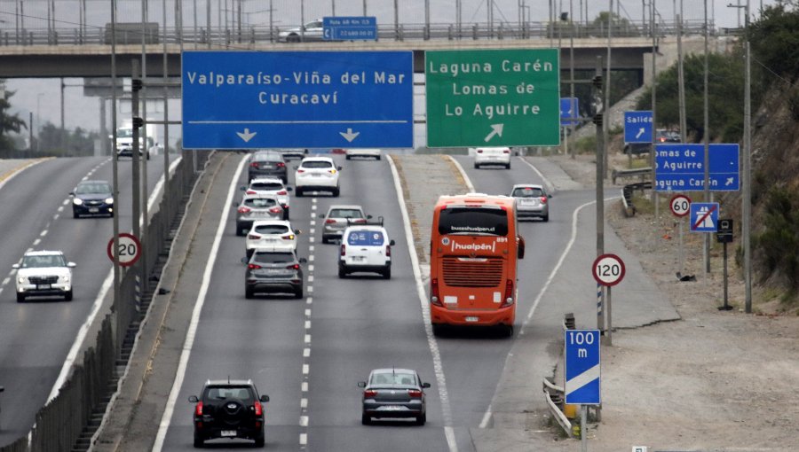 Fin de semana largo en la V Región: Llegaron 320 mil autos, seis detenidos por conducir con alcohol y no hubo accidentes fatales