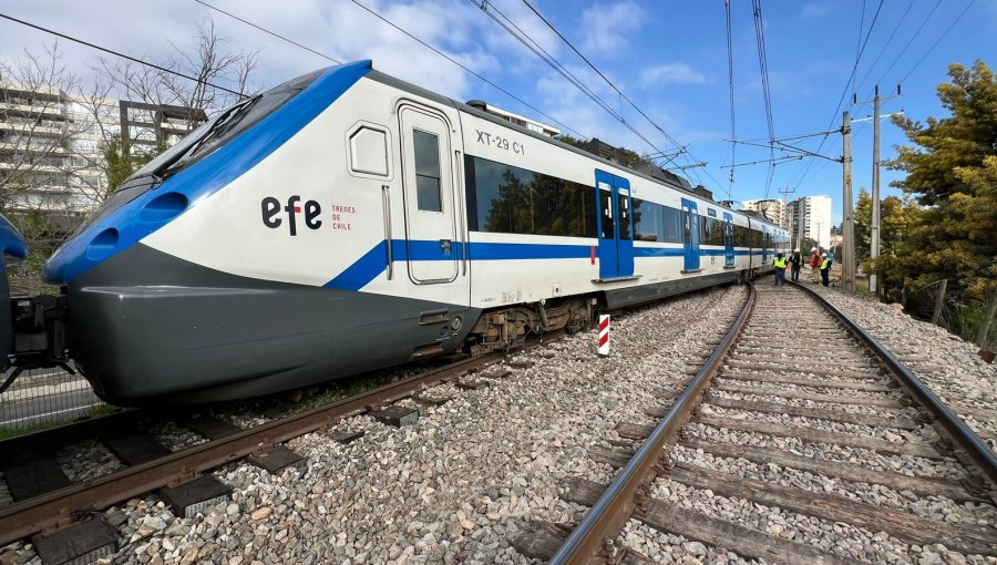 Tren de incidentes en EFE Valparaíso: Obras de futura estación Valencia ocasionan problemas en Tren Limache-Puerto por tercer día seguido