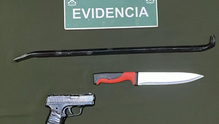 Delincuente fue detenido mientras huía de un intento de robo a una casa de Puchuncaví