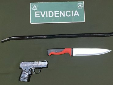 Delincuente fue detenido mientras huía de un intento de robo a una casa de Puchuncaví