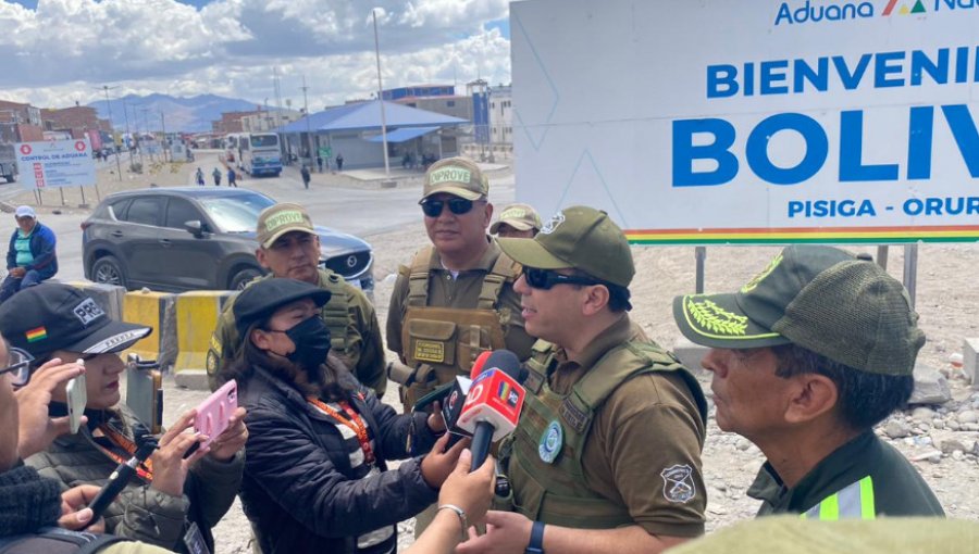 Operativo entre Chile y Bolivia dejó 38 detenidos y 25 vehículos recuperados