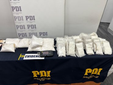 Detectan más de 12 kilos de clorhidrato de cocaína en maleta de pasajero peruano que pretendía viajar desde Chile hacia España