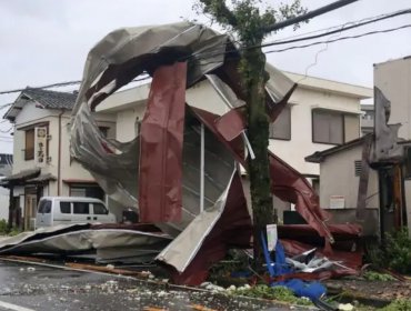 Paso del tifón «Shanshan» deja al menos 40 personas heridas en suroeste de Japón