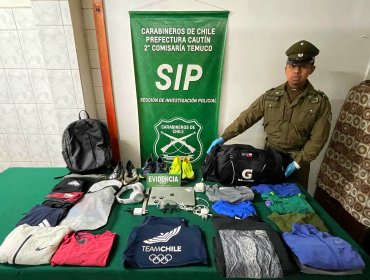 Roban equipo deportivo al medallista olímpico Hugo Catrileo y al maratonista Matías Silva: Carabineros recuperó todos los implementos