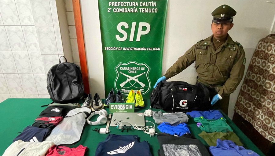 Roban equipo deportivo al medallista olímpico Hugo Catrileo y al maratonista Matías Silva: Carabineros recuperó todos los implementos