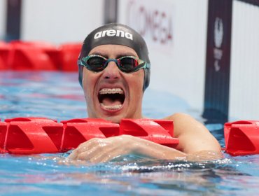 Alberto Abarza va por otra medalla en París 2024: clasificó a la final de los 200 metros libres