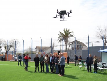 Comenzó entrega de drones a 15 municipios de la región de Valparaíso para monitorear actividades agrícolas y recursos hídricos