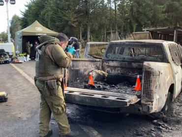 Encuentran chalecos antibalas de los tres carabineros asesinados en abril en Cañete