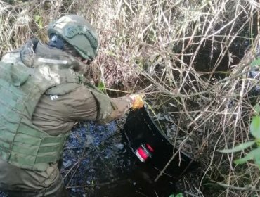 Encuentran en comunidad mapuche un escudo balístico perteneciente a carabineros asesinados en Cañete