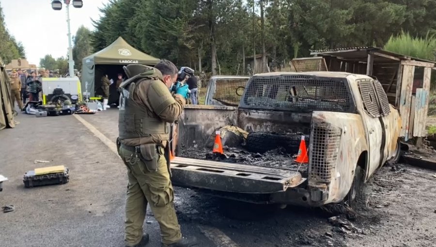 Encuentran chalecos antibalas de los tres carabineros asesinados en abril en Cañete