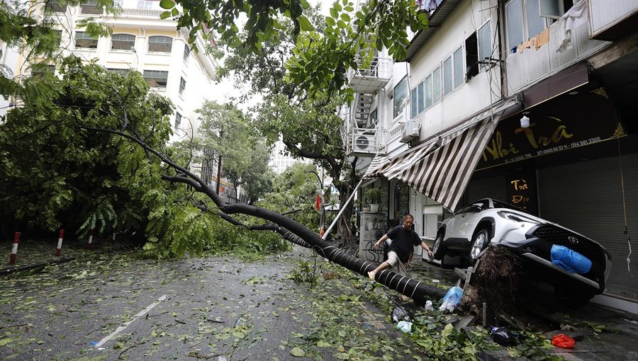 Paso del tifón “Yagi” por Vietnam: Suben a 64 los muertos y cientos de heridos