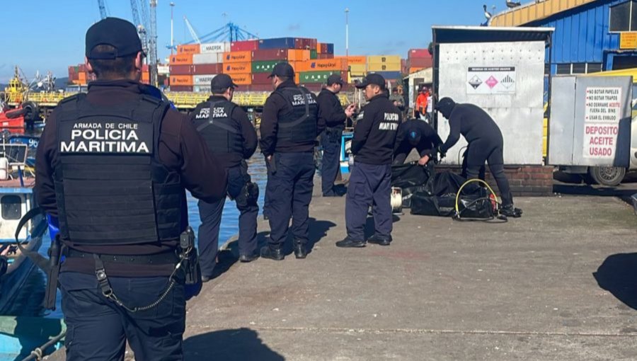 Encuentran cuerpo de un hombre flotando en la bahía de San Vicente en Talcahuano