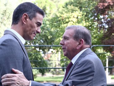 Presidente del gobierno de España recibió al exiliado opositor venezolano Edmundo González en el Palacio de la Moncloa