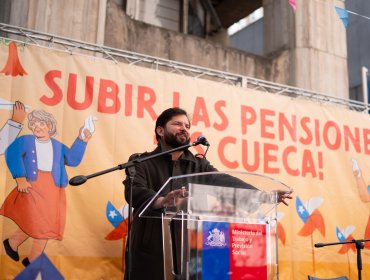 Presidente Boric insiste en aprobar la reforma previsional: "Las diferencias no son una excusa para no subir las pensiones"