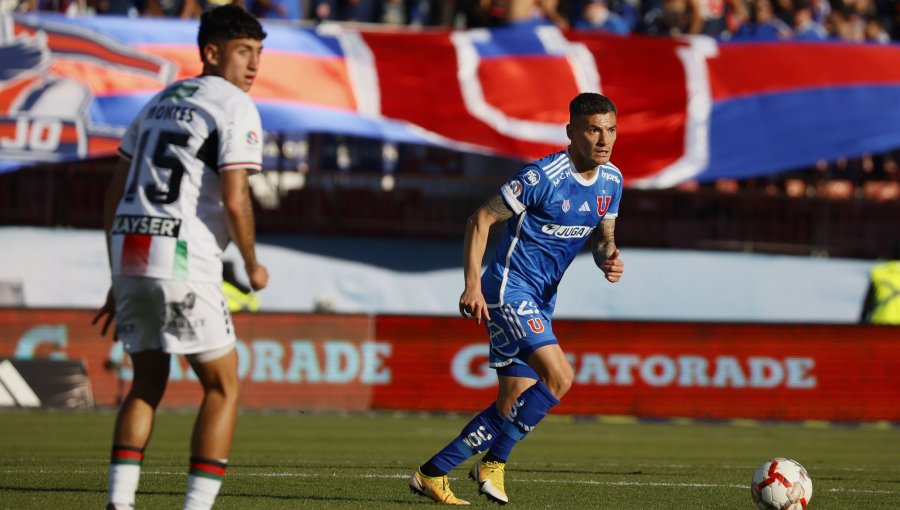 Árbitro denunció a tres jugadores de U. de Chile por "vulnerar las reglas del juego" en partido ante Palestino