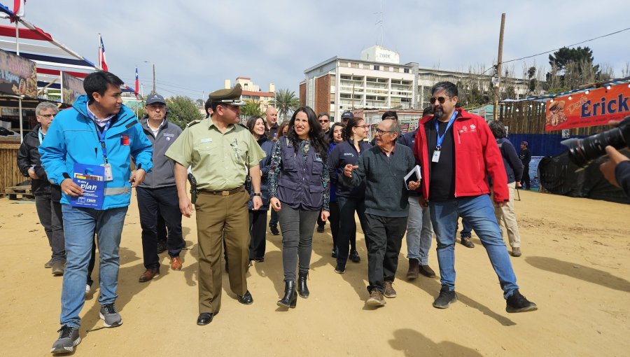 Fiscalizan a fondas y ramadas en Parque Alejo Barrios de Valparaíso: se espera la visita de 50 mil personas