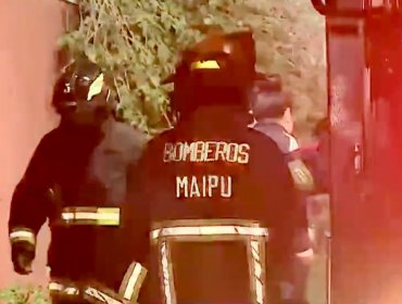 Hombre con movilidad reducida fue encontrado sin vida en casa incendiada en Maipú