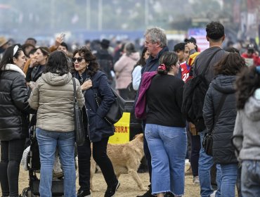 Fuerte temporal en Concepción obliga a suspender show musical en Parque Bicentenario