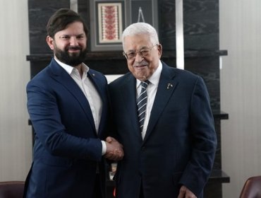 Boric tras reunirse con Abbas reitera "apoyo irrestricto a la existencia y reconocimiento del Estado de Palestina"