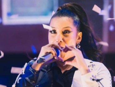 María José Quintanilla sufrió leve accidente durante su concierto en Fiestas Patrias