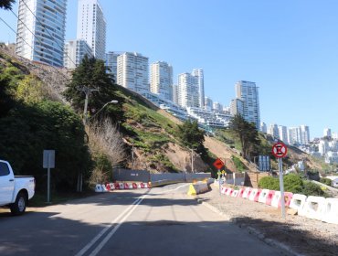 Restablecen tránsito vehicular en Av. Borgoño de Viña del Mar: tramo permanecía cerrado desde agosto de 2023