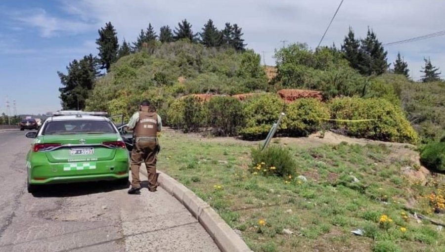 Encuentran cuerpo sin vida de un hombre en la variante Agua Santa de Viña del Mar