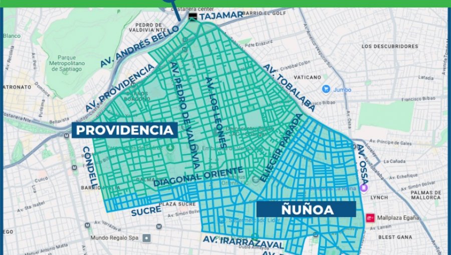 Así se desarrolla el masivo corte de agua en Providencia y Ñuñoa que durará hasta este lunes