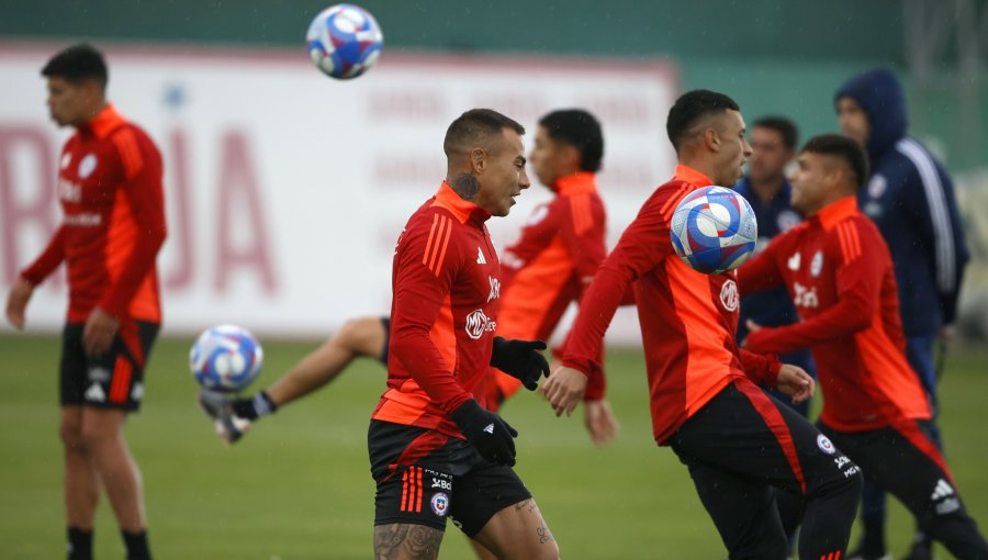 Chile continúa con los entrenamientos de cara al partido contra Brasil por Clasificatorias