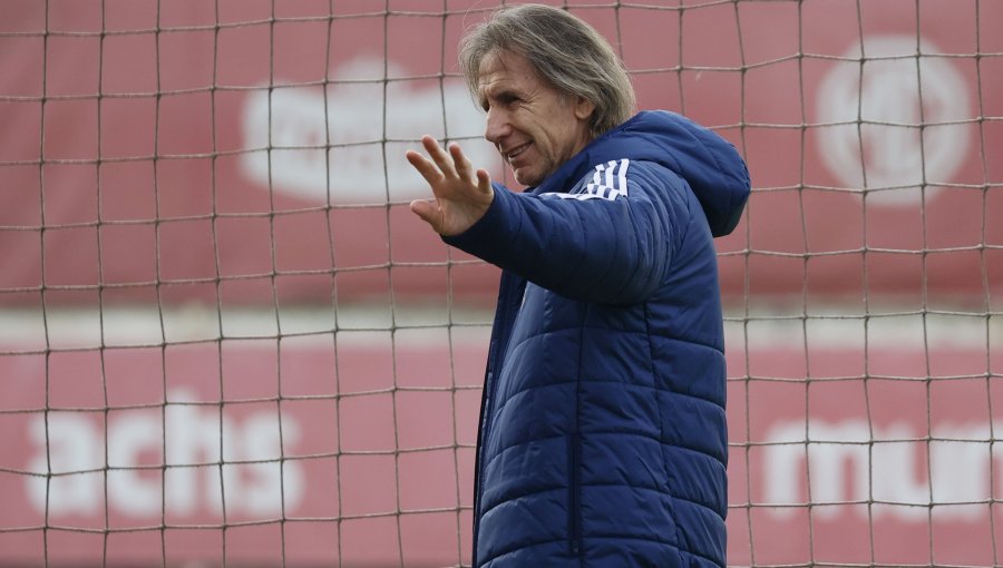 Ricardo Gareca suspendió práctica para conversar individualmente con los seleccionados