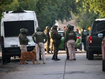 Cinco detenidos en barrio Franklin y San Bernardo por tráfico de drogas y disparos en la vía pública