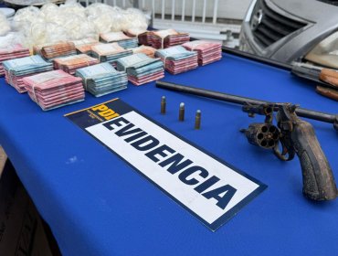 Capturan en Conchalí a grupo familiar que suministraba drogas y armas a narcos