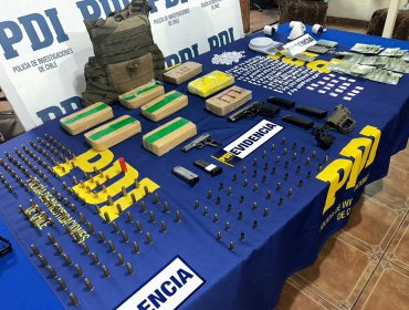 En lo que va de año se han incautado 1.400 kilogramos de drogas y 306 armas a nivel nacional