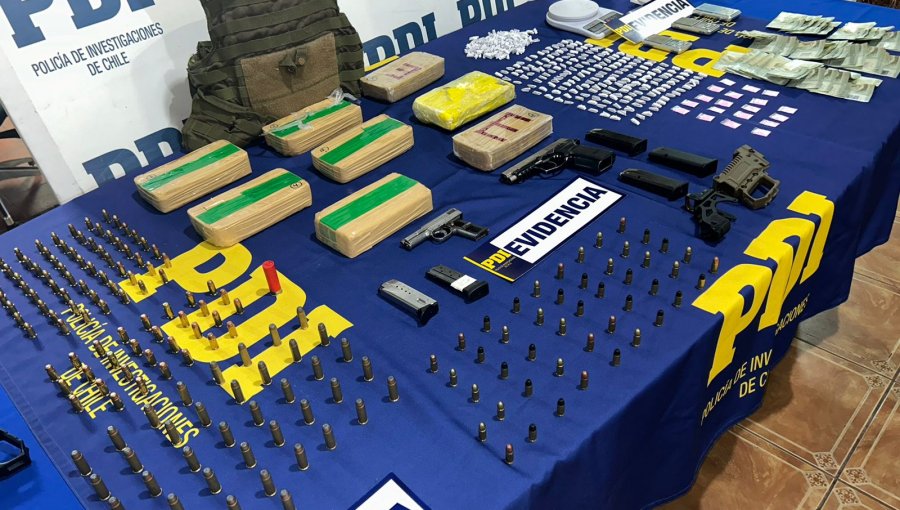 En lo que va de año se han incautado 1.400 kilogramos de drogas y 306 armas a nivel nacional