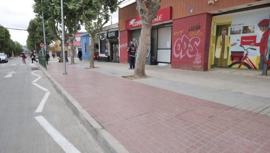 Mejoramiento en calle Blanco Encalada potencia el tradicional barrio comercial de Quilpué