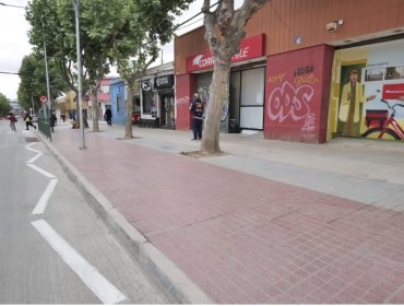 Mejoramiento en calle Blanco Encalada potencia el tradicional barrio comercial de Quilpué