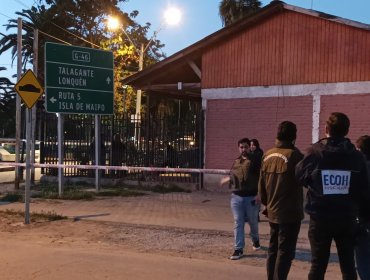 Nuevo homicidio en la región Metropolitana: Joven fue asesinado a balazos en plena vía pública en Talagante