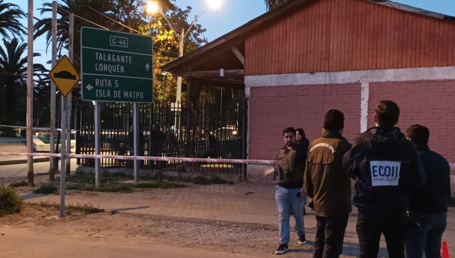 Nuevo homicidio en la región Metropolitana: Joven fue asesinado a balazos en plena vía pública en Talagante