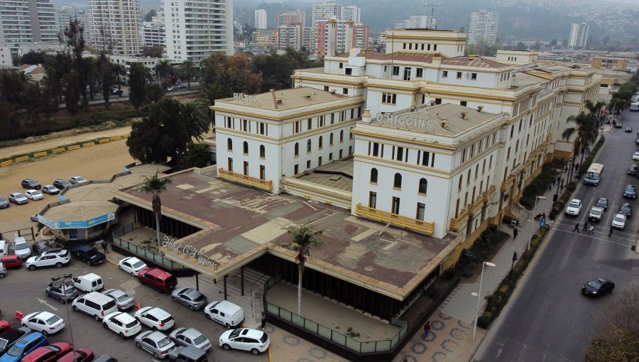 Avanza recuperación del hotel O'Higgins como un espacio de encuentro cultural en Viña del Mar