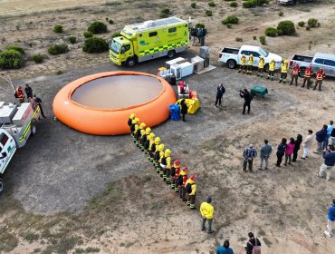 Entregan piscinas, vehículos y equipamiento tecnológico a Conaf para enfrentar incendios forestales en la Quinta Región