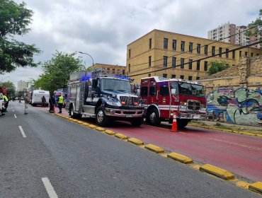 Cuatro estudiantes en riesgo vital tras incendio en el INBA: el accidente ocurrió tras querer realizar una manifestación