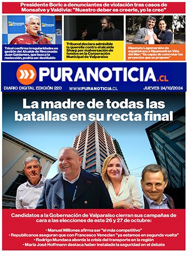 Edición 220 Jueves 24 de Octubre 2024