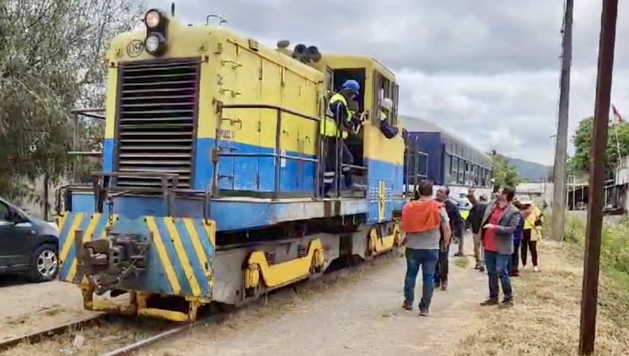 Tras casi 50 años, La Calera vio llegar nuevamente un tren proveniente del norte