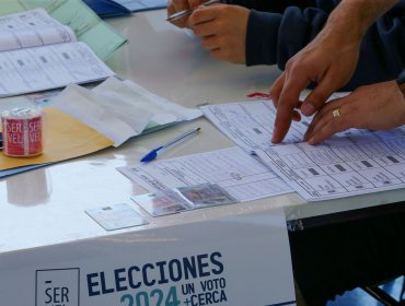 Balance parcial de las elecciones en la región de Valparaíso: 8 detenidos, cinco denuncias y 5.586 constancias