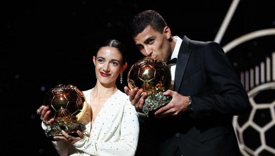 Doblete español en el Balón de Oro: Rodri y Aitana Bonmatí conquistan el trofeo a mejores jugadores