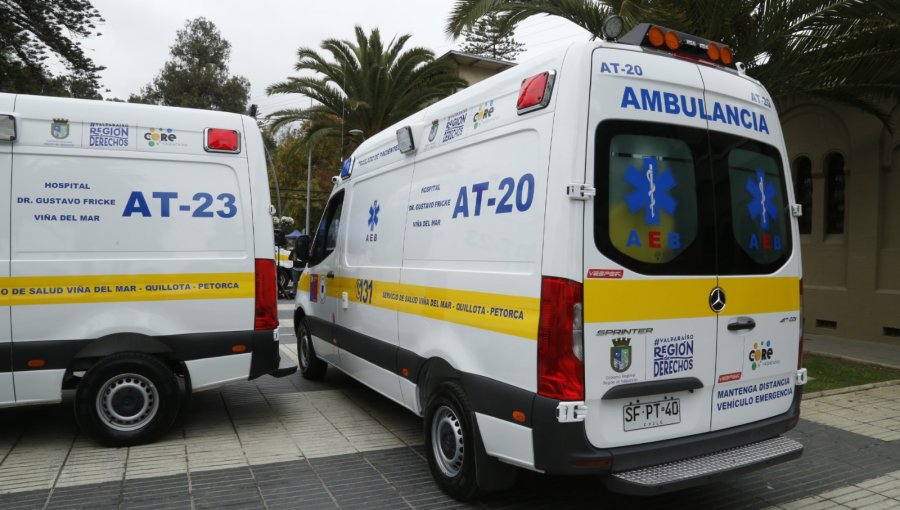 Entregan cuatro ambulancias para el traslado de pacientes del Hospital Gustavo Fricke de Viña del Mar